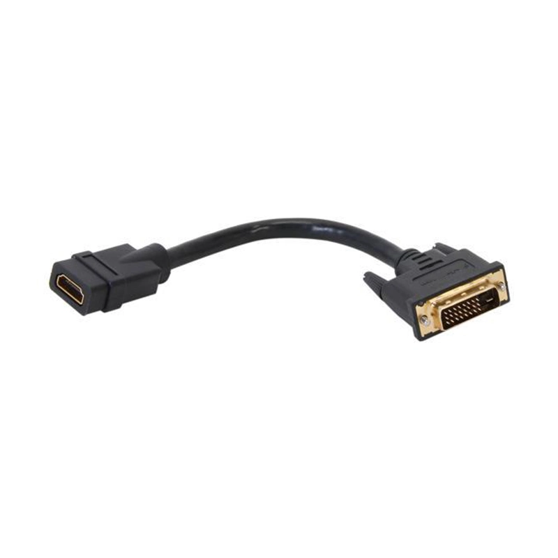 HDMI-zu-DVI-D-Videokabel Adapter HDMI-Buchse auf DVI Adapterkabel Mit Stecker