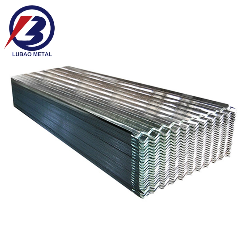 Cold Rolled Galvanized Gi Corrugated Steel Roofing Sheet Zinc Coated 26 28 Gauge Prefab Houses Zinc Roof Tiles