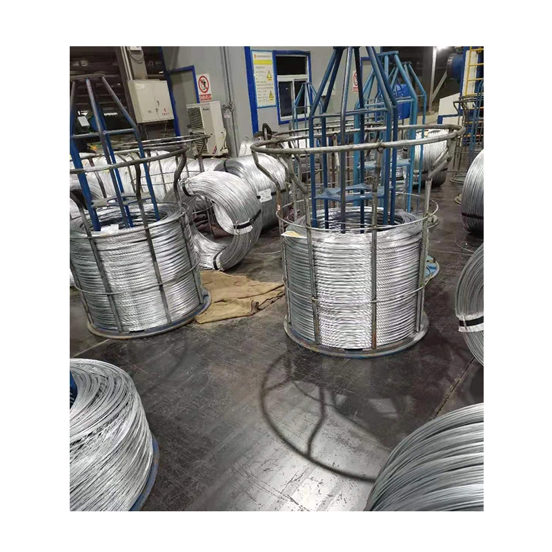 Low Price ASTM GB ISO Standard Zinc Wire Steel Wire Rope 2.50mm 3.15mm Galvanized Steel Wire for Nose Wire / ACSR/ Armouring Cable/Optical Fiber Cable