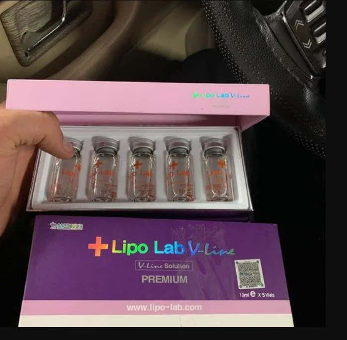 2020 New Lipo Lab Vline, High Safety, Quick Effect, Small Side Effects, Rapid Shaping Injectable for Dissolve Jaw Line Fat Solution