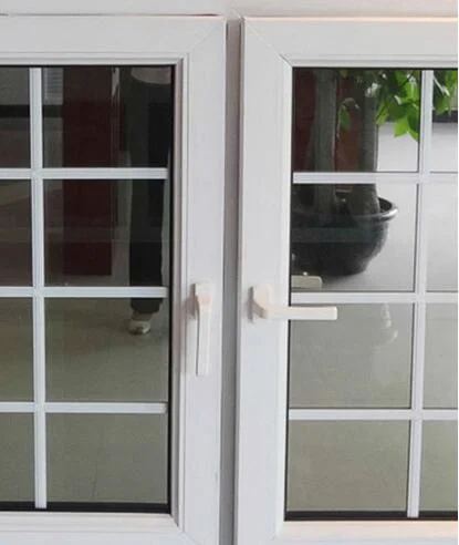 2023 Whole Sale 60 Series White Color Vinyl/Plastic/PVC Casement Glass Window