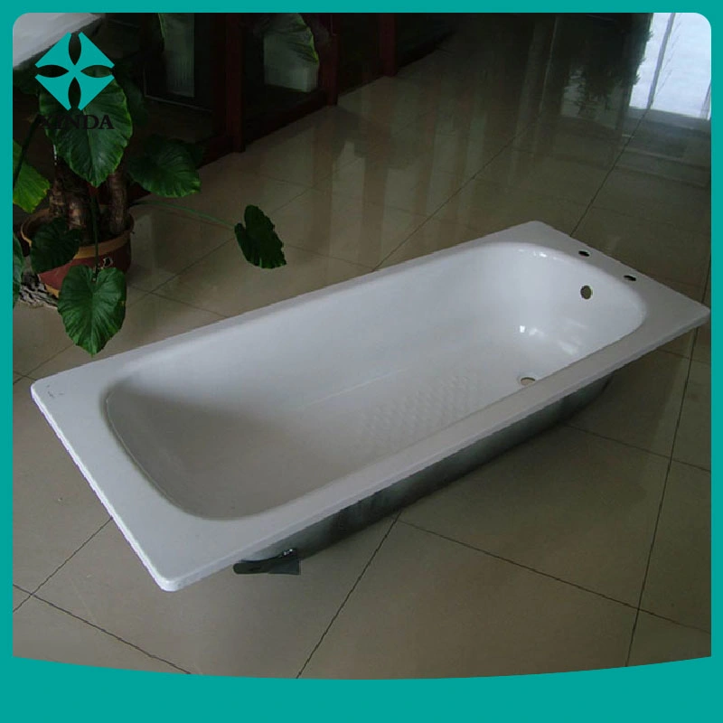 New Arrival Enamel Steel Bath Tub Howering and Soakding Bathtub