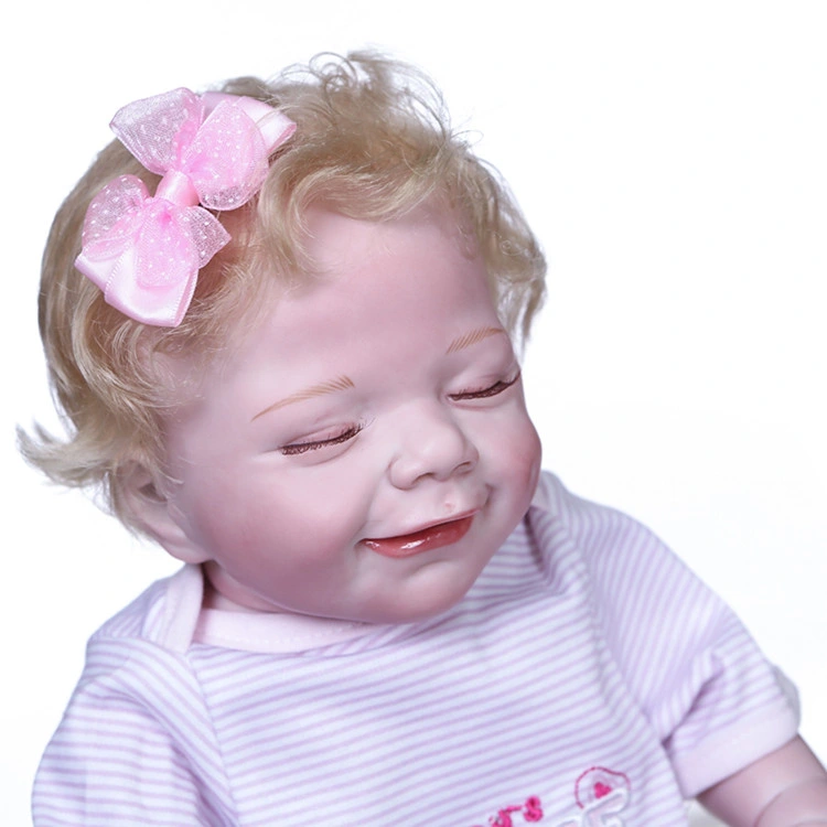 Plein corps souple en silicone Reborn Baby Doll jouets comme vivant bébé cadeau d'anniversaire de la princesse de bébés filles Bonecas Fashion présent