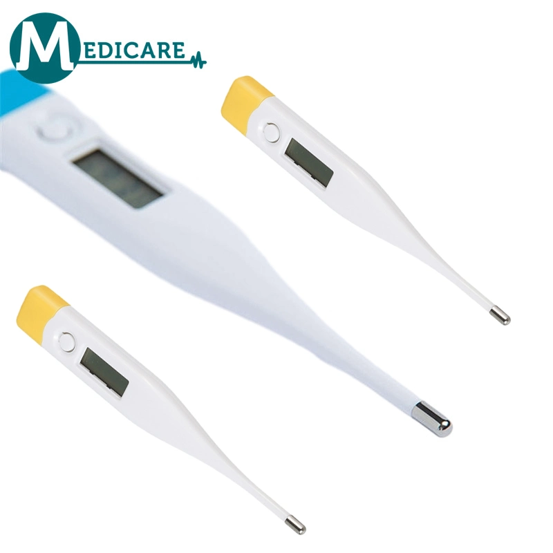 Medical Clinical Approval Thermometer Flexible Spitze Baby Tragbare Digitale Thermometer LCD Cartoon Tierdesign