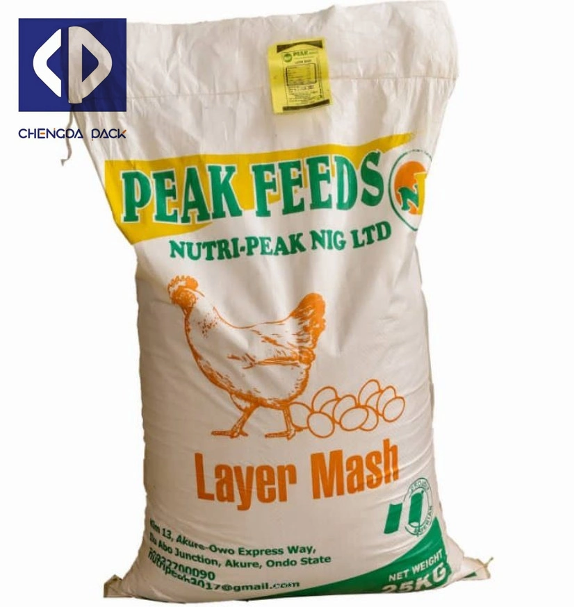 10kg 25kg 50kg High quality/High cost performance  Food Grade 100%Polypropylene PP Woven Bag for Grain Food Wheat Flour