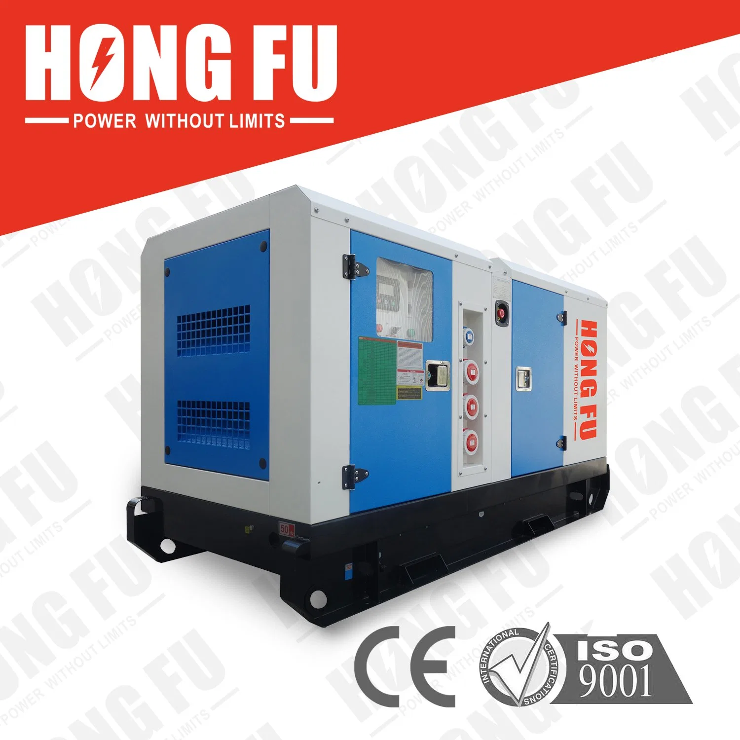 38kVA 30kw 50/60Hz Auto Start Ouvrir/Silent petit portable Groupe électrogène diesel générateur de puissance électrique avec Cummins Perkins Yangdong Weichai Yuchai moteur Deutz