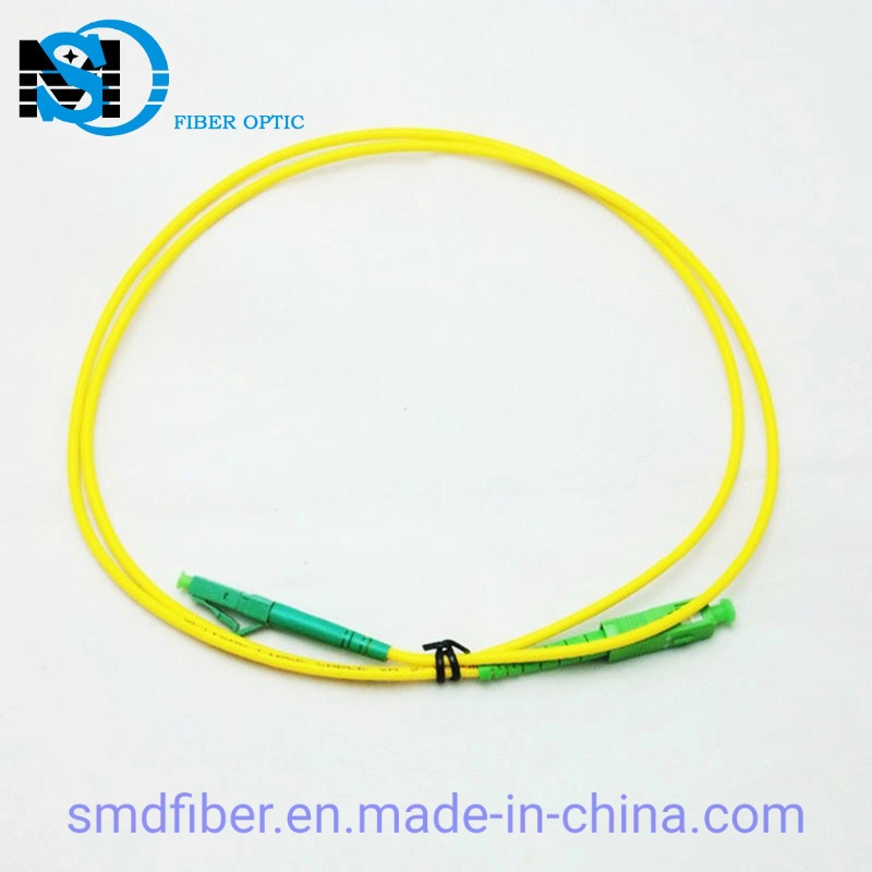 LC/APC to Sc/APC Fiber Optic Cable Sm Duplex PVC Cable