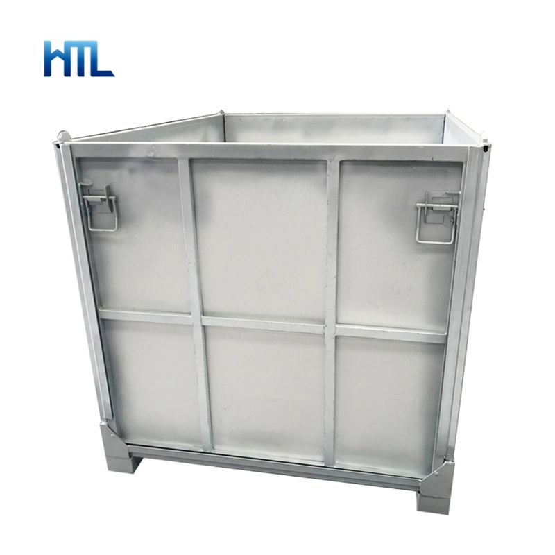 Wholesale/Supplier High quality/High cost performance Warehouse Materials Handling Foldable Steel Box Pallet