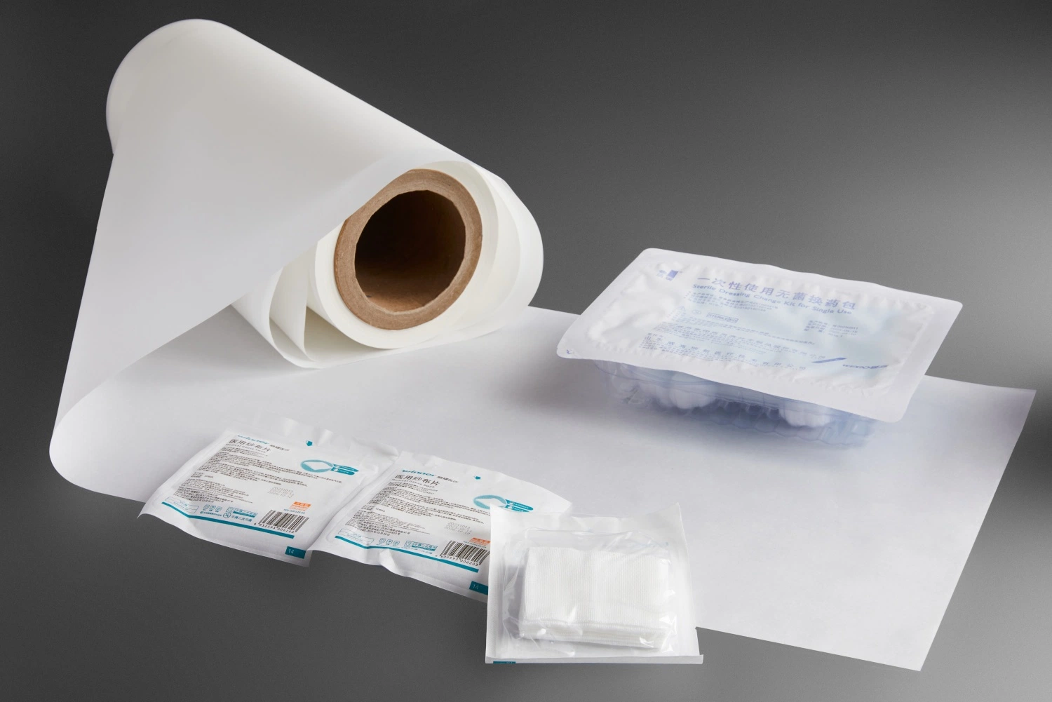 Esterilización médica desechable EO para envase de ampollas papel para diálisis médica