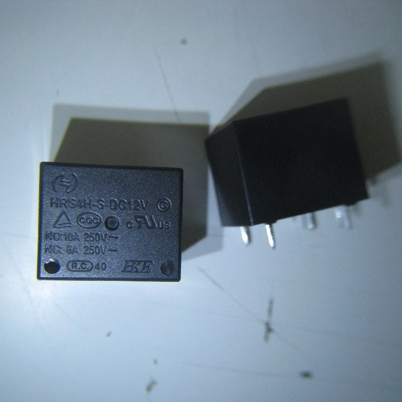 5 clavija 12V, 10A, relé Hake # Hrs4h-S-DC-12V-C para sistema de seguridad