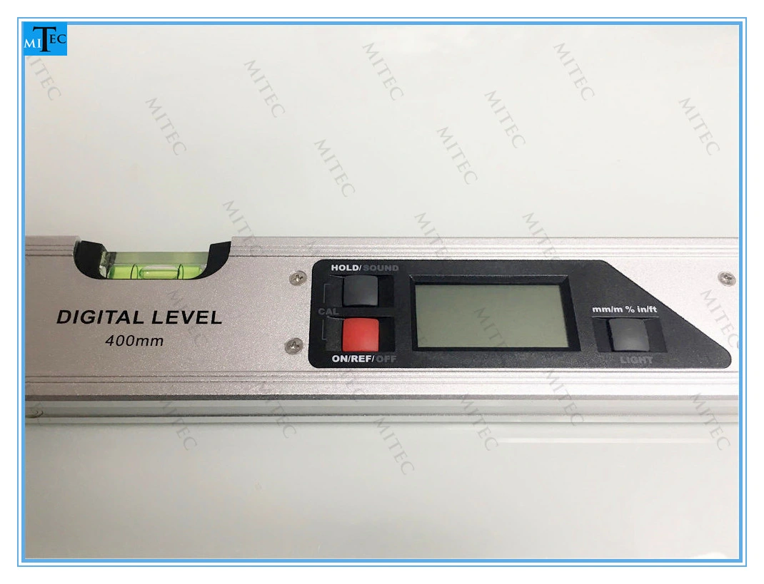 3 Buttons 400mm Digital Spirit Level Magnetic Angle Finder