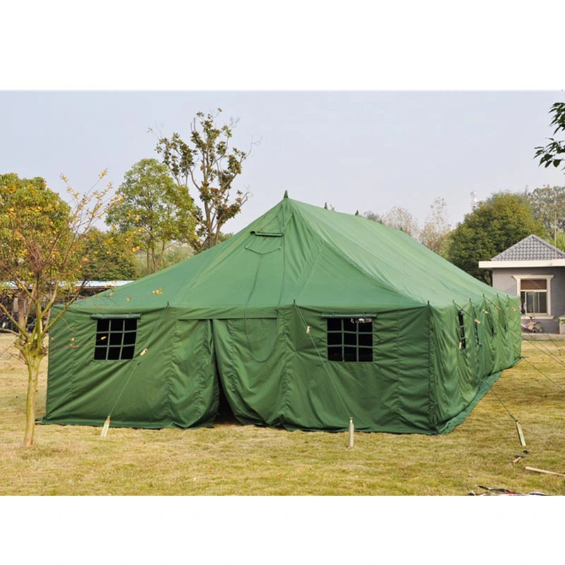 Large Platoon Army Green Steel Pole Canvas Military Tent