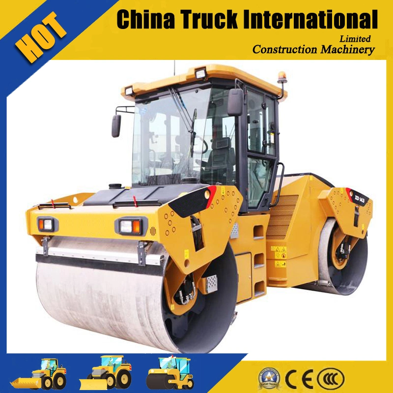 Made in China Road Construction Machinery Xd143 Double Drum Used Tamden Road Roller