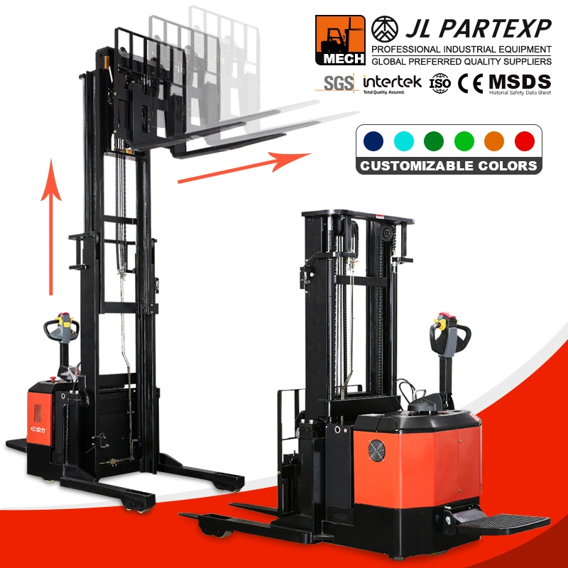 Truck Mounted Hydraulic with Side Load Forklift Stacker in Warehouse and Container