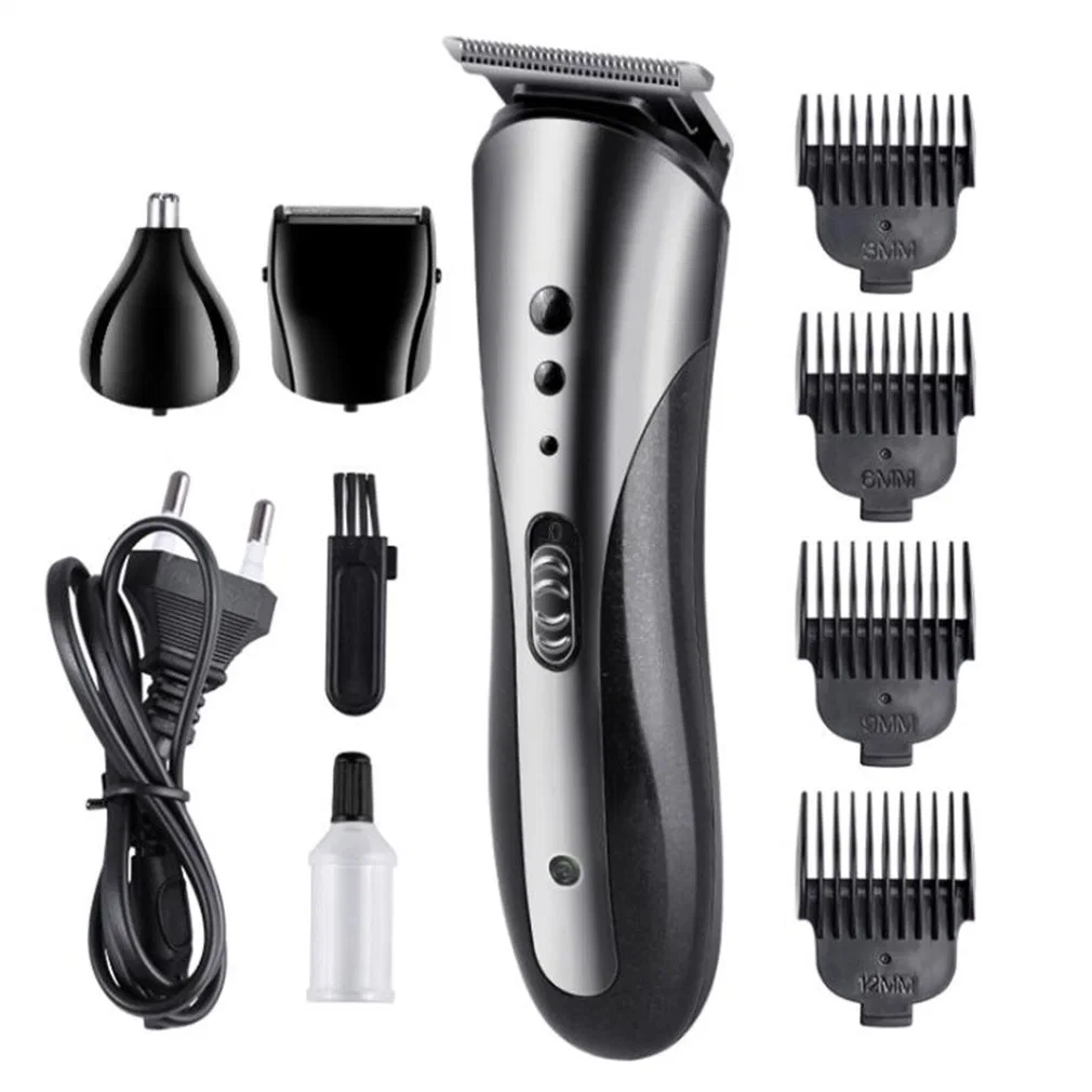 Conjunto aparador de cabelo multifunções para homem Beard Razor Electric