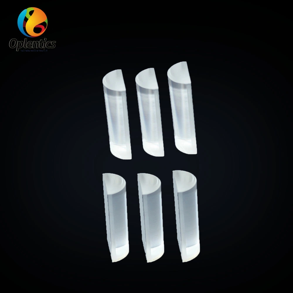 Optical Fused Silica/N-Bk7/Sapphire/Borosilicate Polished Bbar Coating Half/Full Cylindrical Rod Lens