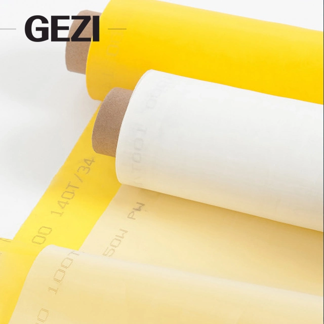 White Yellow Polyester Nylon Silk Screen /Screen Printing Mesh Bolting Cloth for Printing