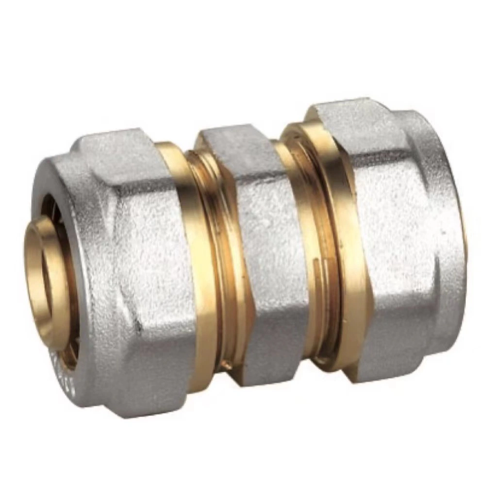 Male Coupler Plumbing Brass Compression Pipe Tube Fittings Valve Brass Pipe Fitting