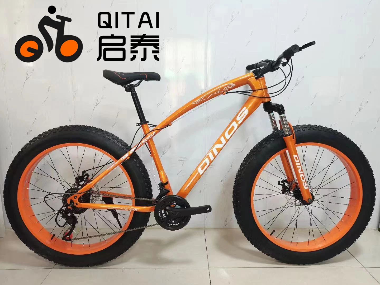 2021 Nuevo diseño del modelo 26*4.0 pulgadas neumático de bicicleta de montaña con grasa de color brillante 21 Marcha Bike