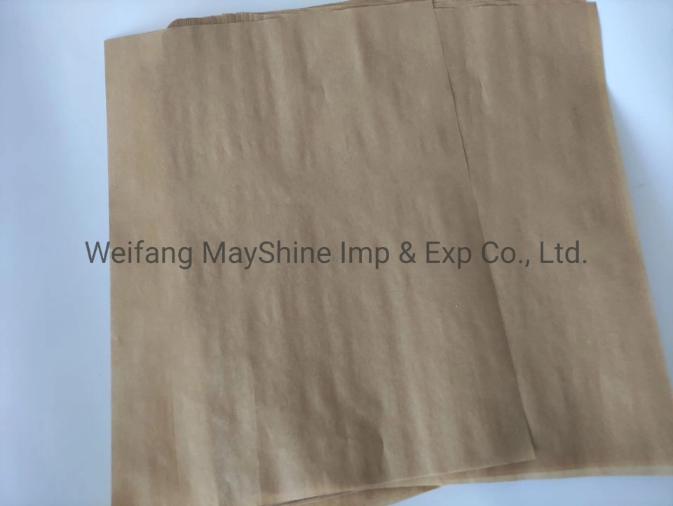 40GSM Brown Color Baking Paper Grease-Proof Paper Sheet