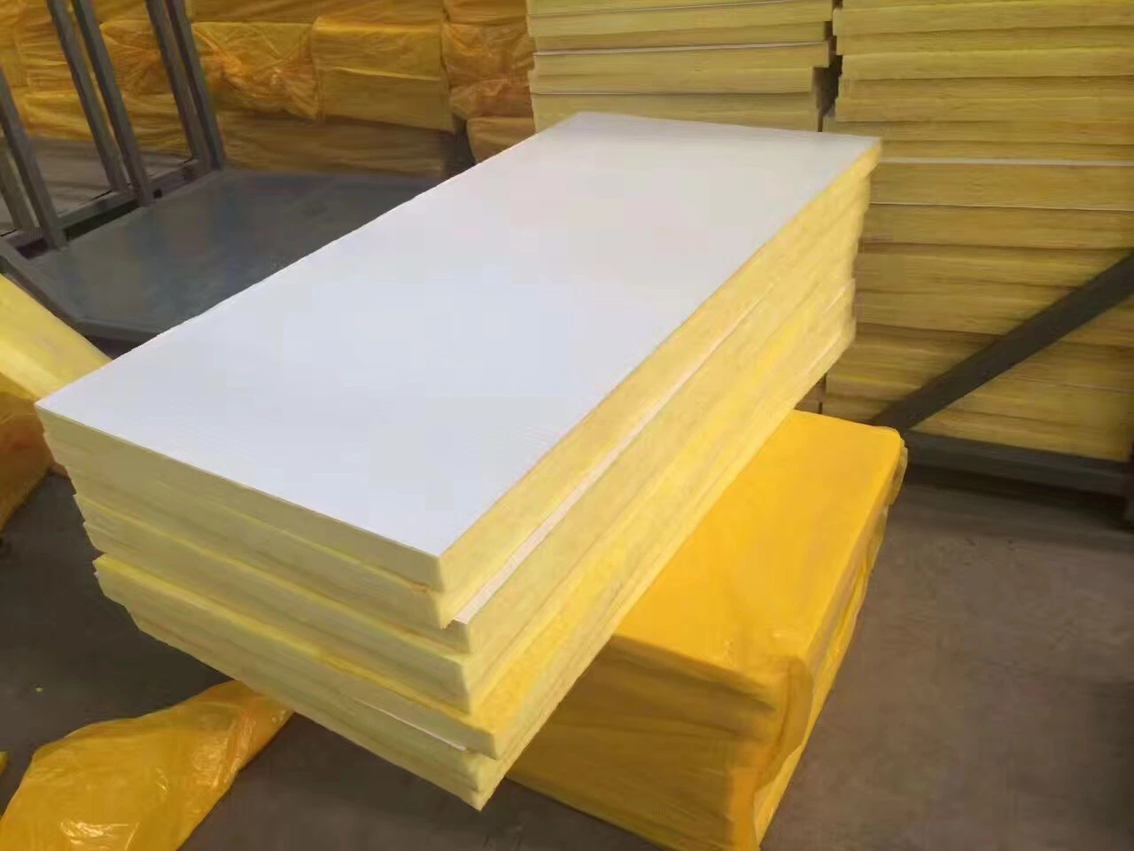 Building Insulation Materials Non-Combustible Materials, Glasswool Board Steel Structure Sandwich