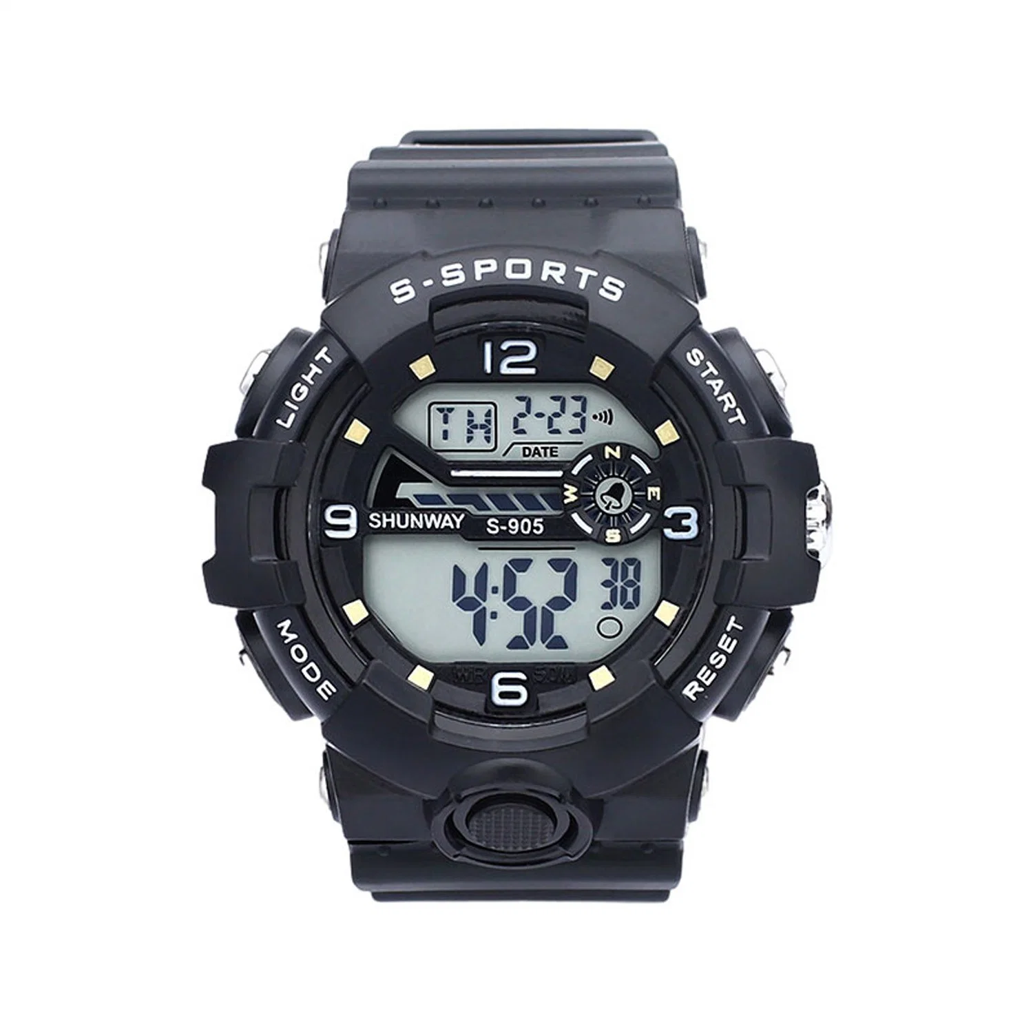 Uhren 50m Wasserdichte Herren Armbanduhr Japanisches Uhrwerk Qualitätsuhren Benutzerdefinierte Großhandel Sportuhr Digitaluhr