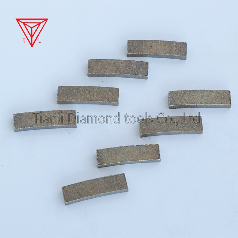 Los segmentos de la hoja de sierra de diamante Herramientas de corte de mármol Lava-Stone