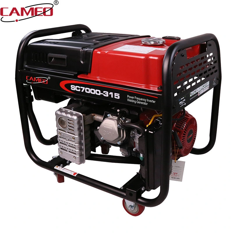 Good Quality 7kw 7kVA Gasoline Gas Powered Welder Generator