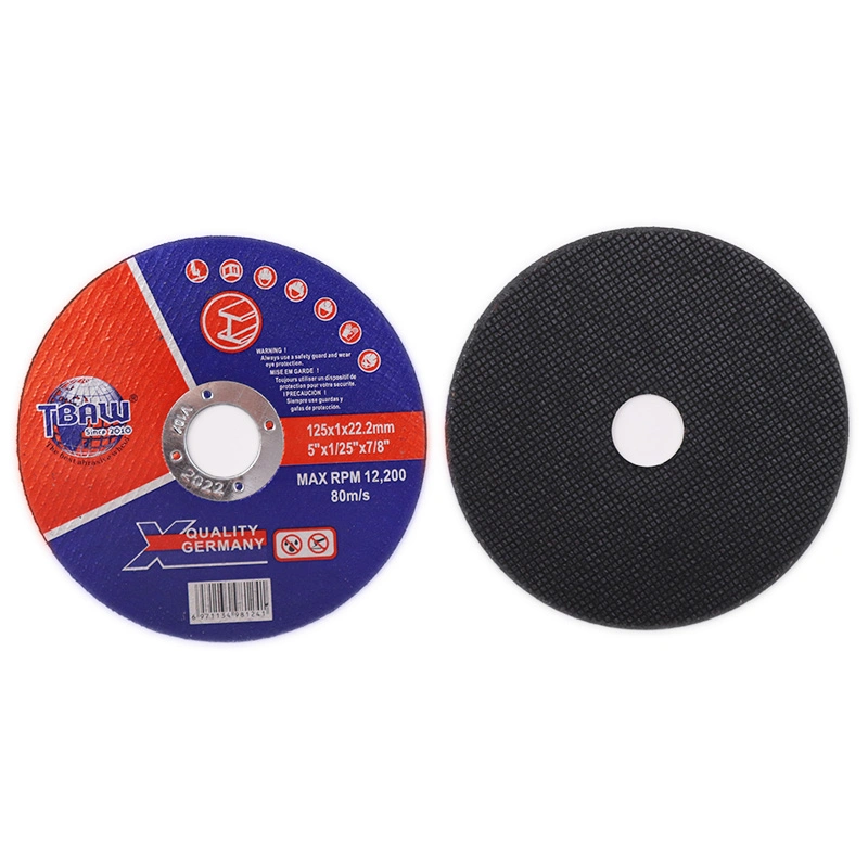 T41 125X1X22mm Flat Shape Cutting Wheel Metal Super Thin Cutting Disc