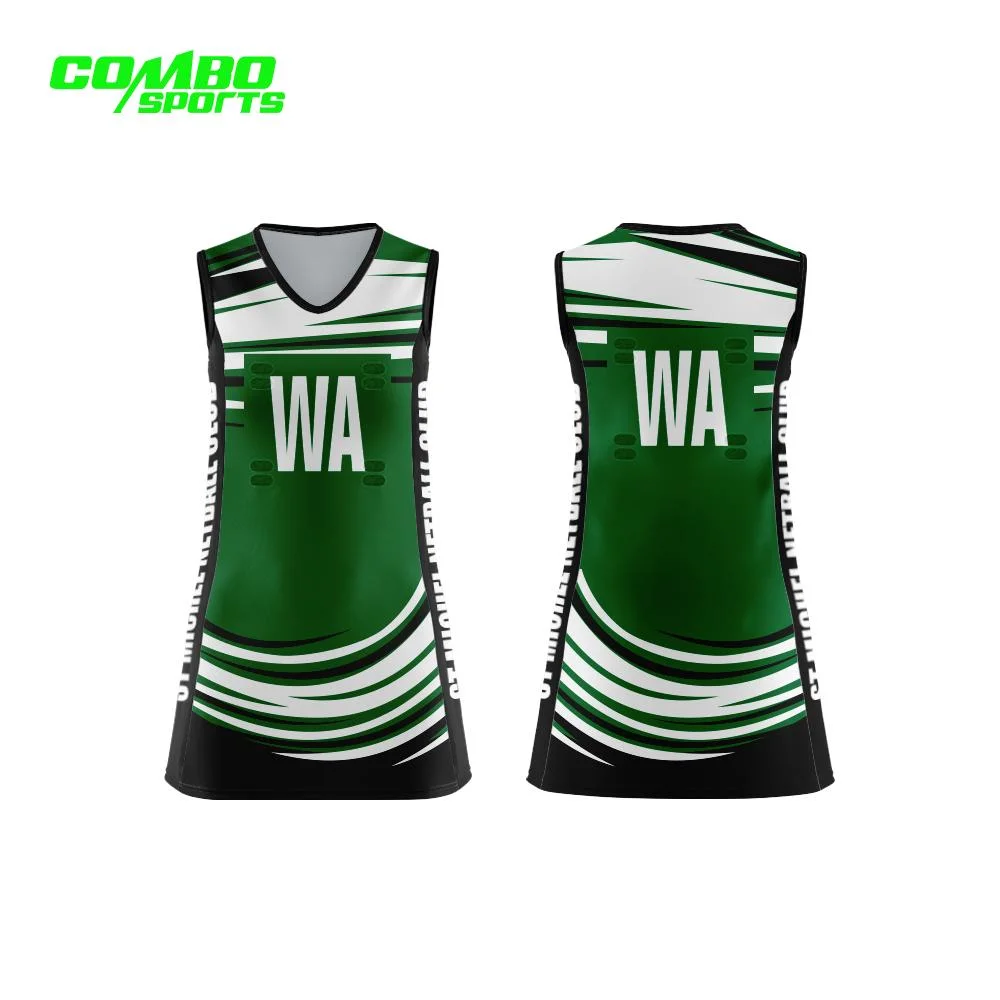 Wholesale/Supplier Cheap New Design Ladies Sexy Polyester Netball Dresses