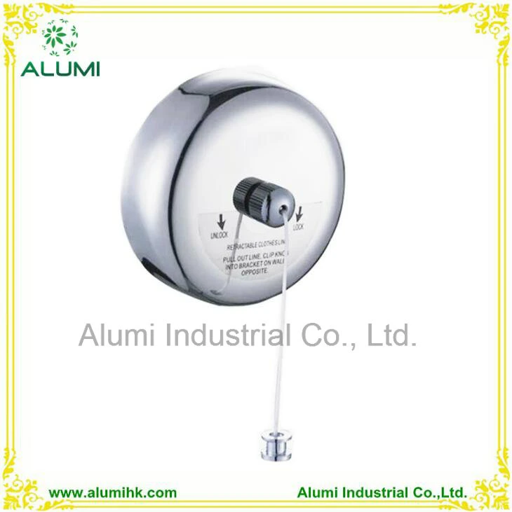 Hotel Wall Mounted Retractable Stainless Steel Clothes Line