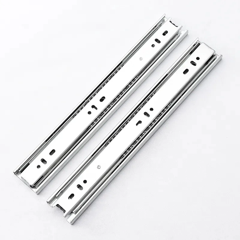 Hot Sale 25/30/35/40/45/50mm Zinc Plated Ball Bearing Drawer Slide for Furniture