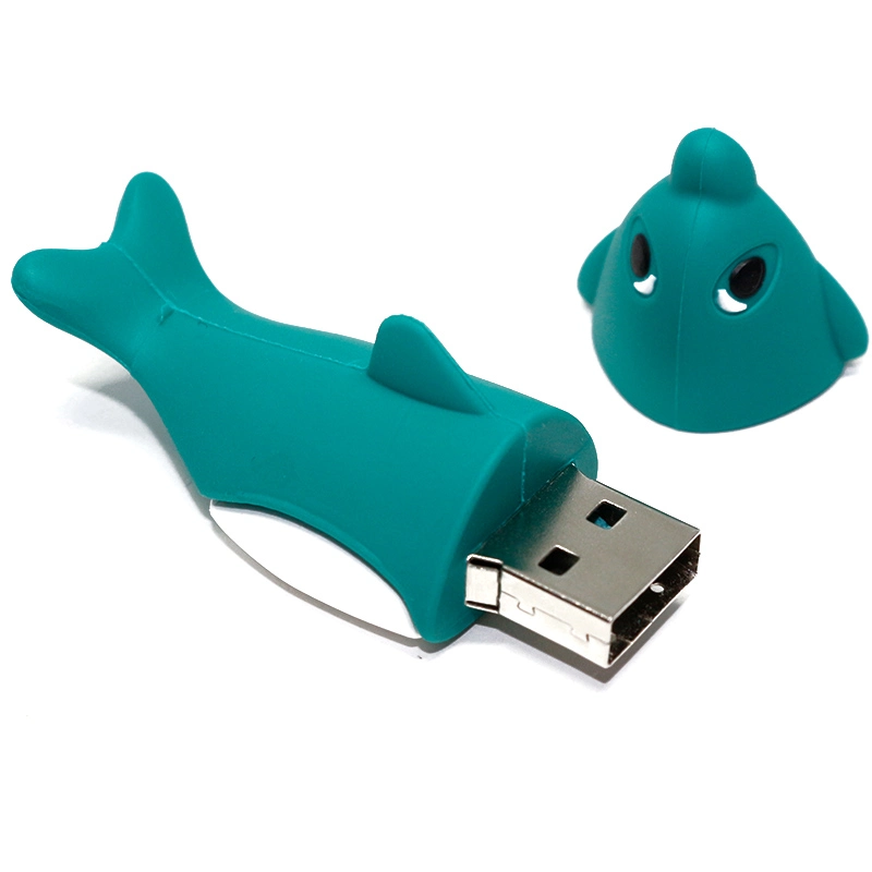 Wholesale/Supplier Custom 3D PVC Shark USB 2.0/3.0 8GB 16GB USB Disk