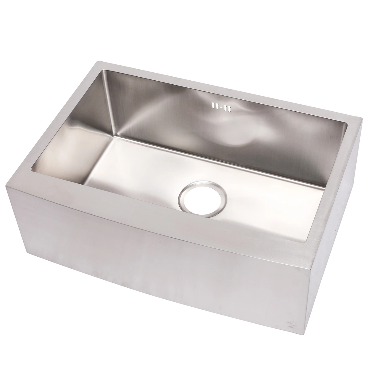 33 Inch Undermount Farmhouse Apron Front Single Bowl Stainless Steel Kitchen Sink