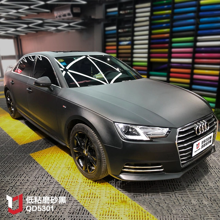 Großhandel Frosted Black Auto Wrap Vinyl Film Deckfolie Auto Wrap Vinyl Film Cover Verpackung Vinyl Auto Wrap Material