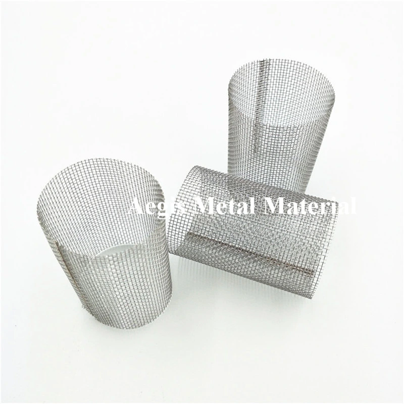 Cylindrical Strainer Stainless Steel Woven Wire Mesh Filter Pipe