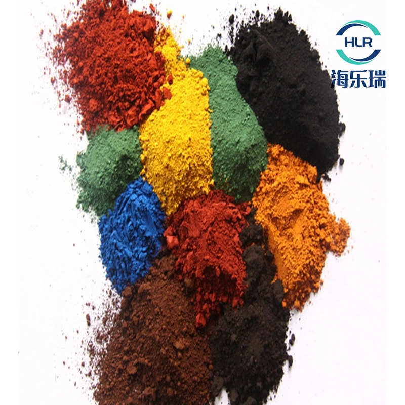 Concrete Pigment Using Iron Oxide Green