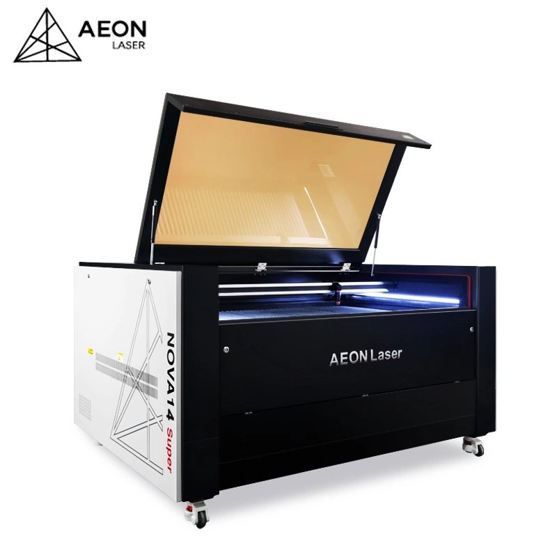 Aeon 55" X 35" 1490 double table de machine de marquage au laser 100W 130W avec contrôle Ruida Lightburn Logiciel pour la décoration d'artisanat de l'industrie de la publicité