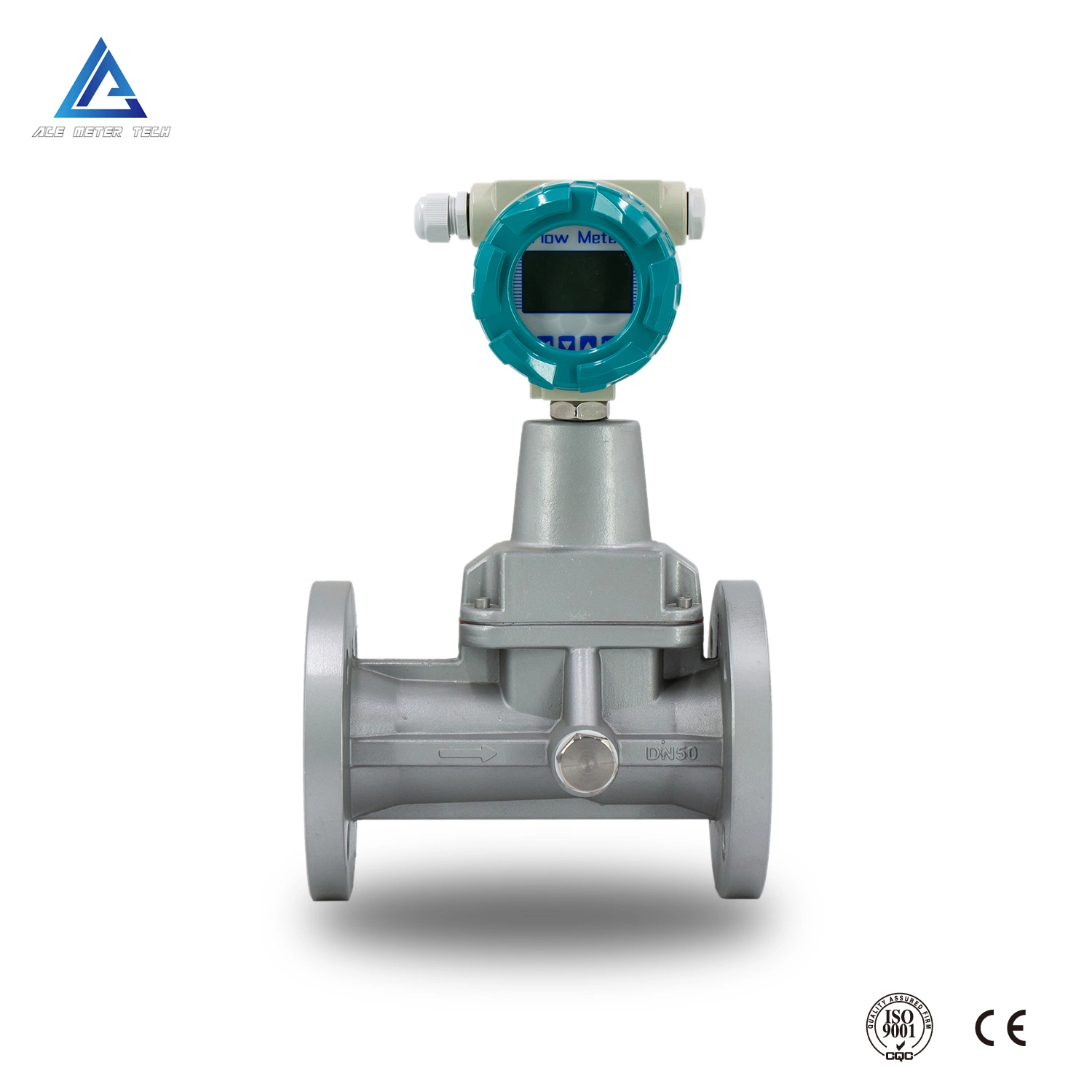 NPT Bsp Thread Vortex Precession Flowmeter Swirl Vortex Precession Flow Meter for Oxygen