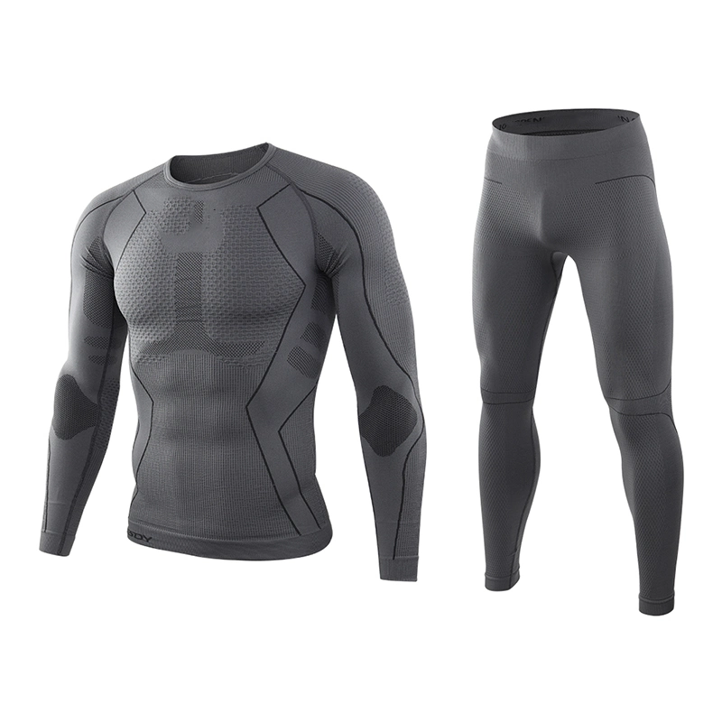 Esportes Caça ao ar livre roupas íntimas Fleece Thermal Suit para homens de lingerie Fitness