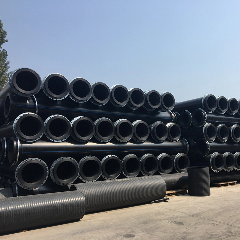 PE100 HDPE Tube HDPE Pipe Dredging Discharge Pipes Water Pipe for Water Supply Irrigation Mining Construction