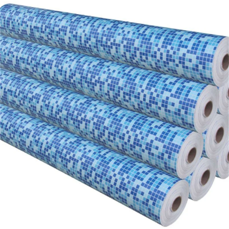 PVC Waterproofing Membrane Liner with Different Patterns for Swimming Pool