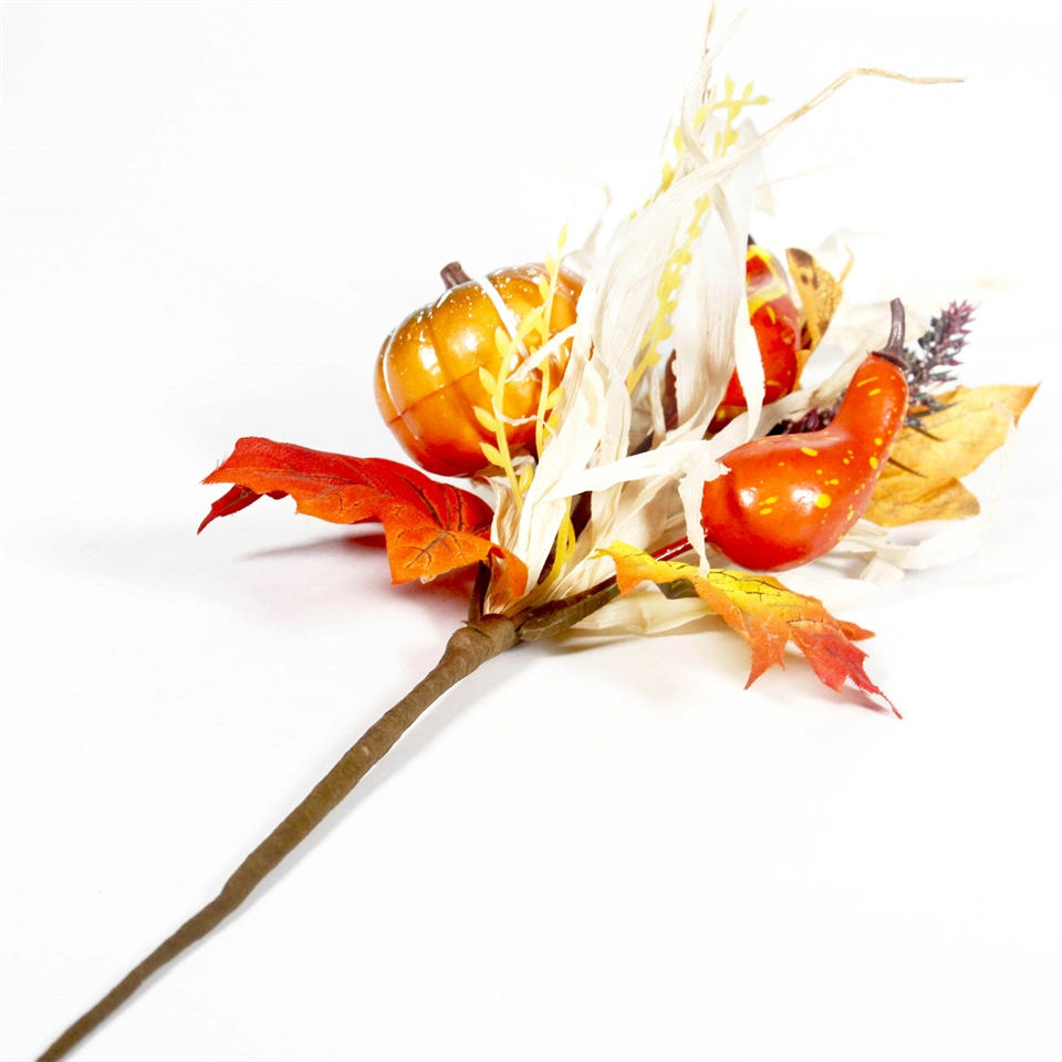 Wedding Halloween Party Home Decor Artificial Floral Hand Made Sprig Harvest Thanksgiving Decorative Autumn Picks