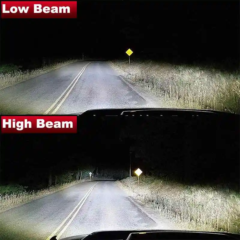 7 Inch 75W High Low Beam Headlight Round LED Headlamp for Jeep