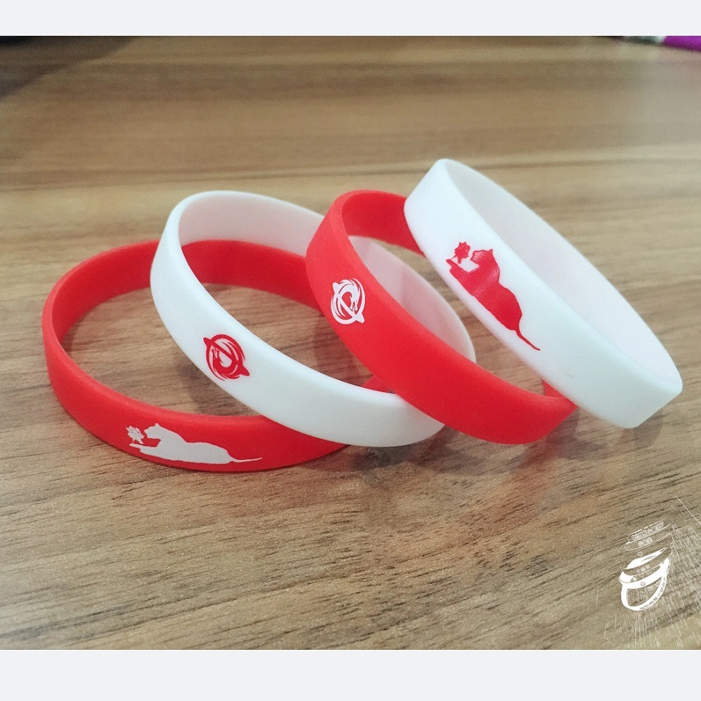 Promotional Silicone Wristband with Croatia Logo