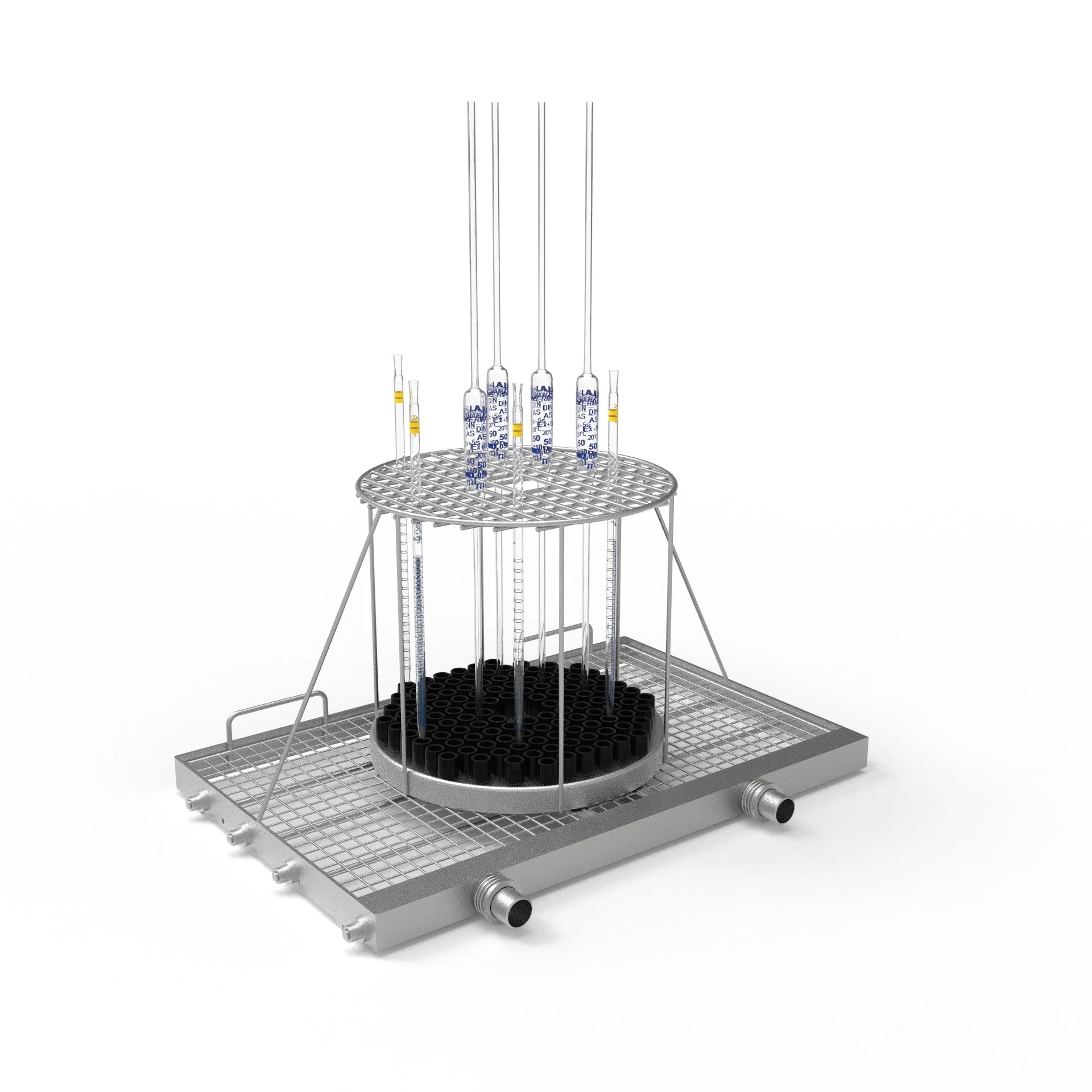 Syringe Cleaning Module Is Suitable for Cleaning Pipettes with a Single Cleaning Volume of up to 116 Positions