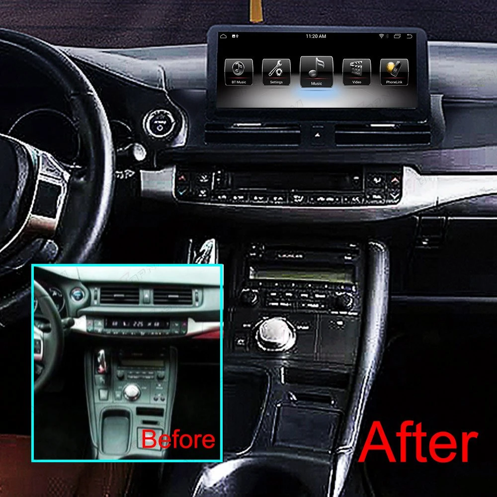 CT200 pulgadas Android Car Radio Multimedia Player para Lexus 8,8 CT200h 2010-2018