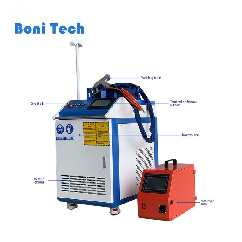 Machine de découpe/nettoyage/soudage à laser à fibres multifonction trois en un