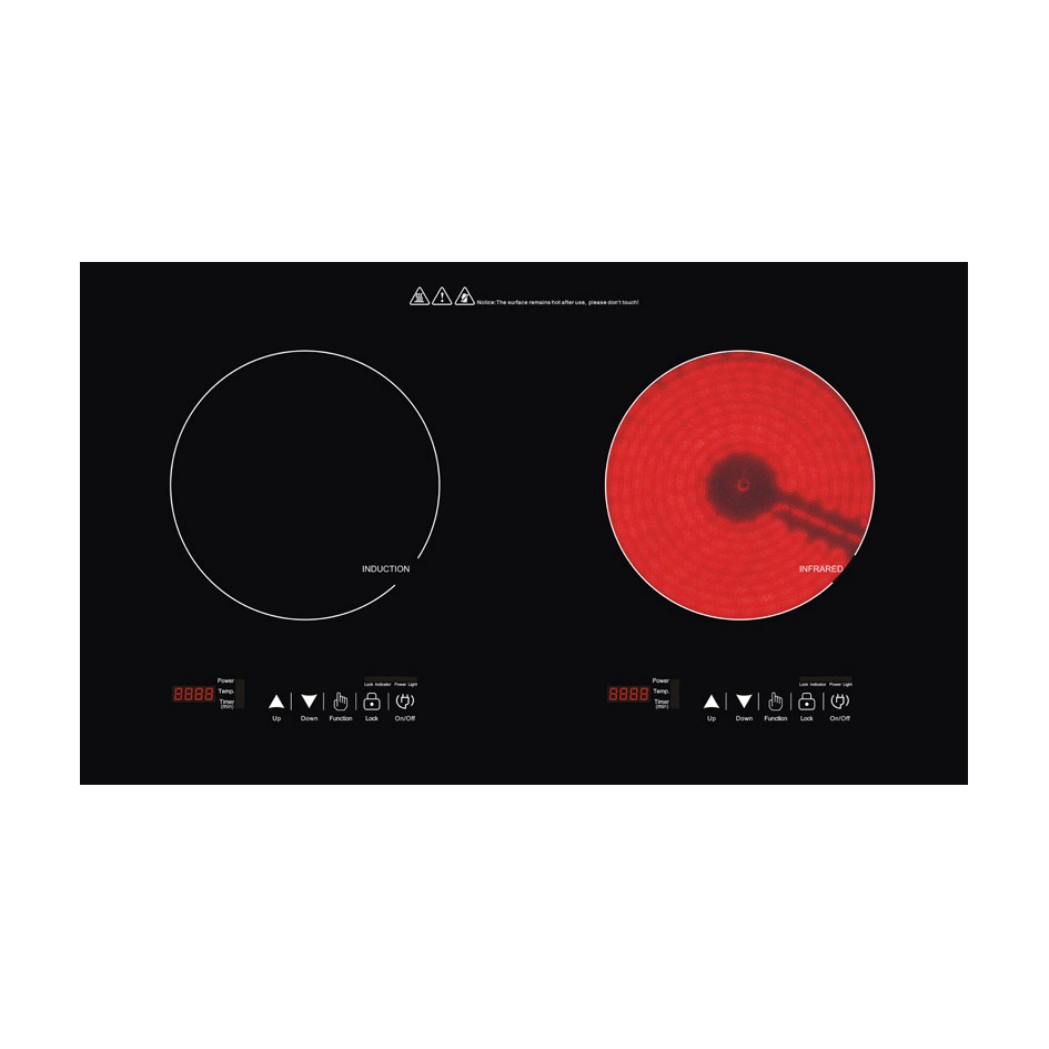 Construir en Cocina de vitrocerámica Cocina caliente Cocina Europea Cooktops inducción eléctrica Cocina de cerámica