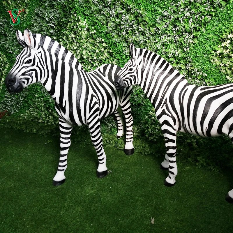 LED 3D Sculptures cheval en fibre de verre avec lumière pour le zoo de décoration du parc